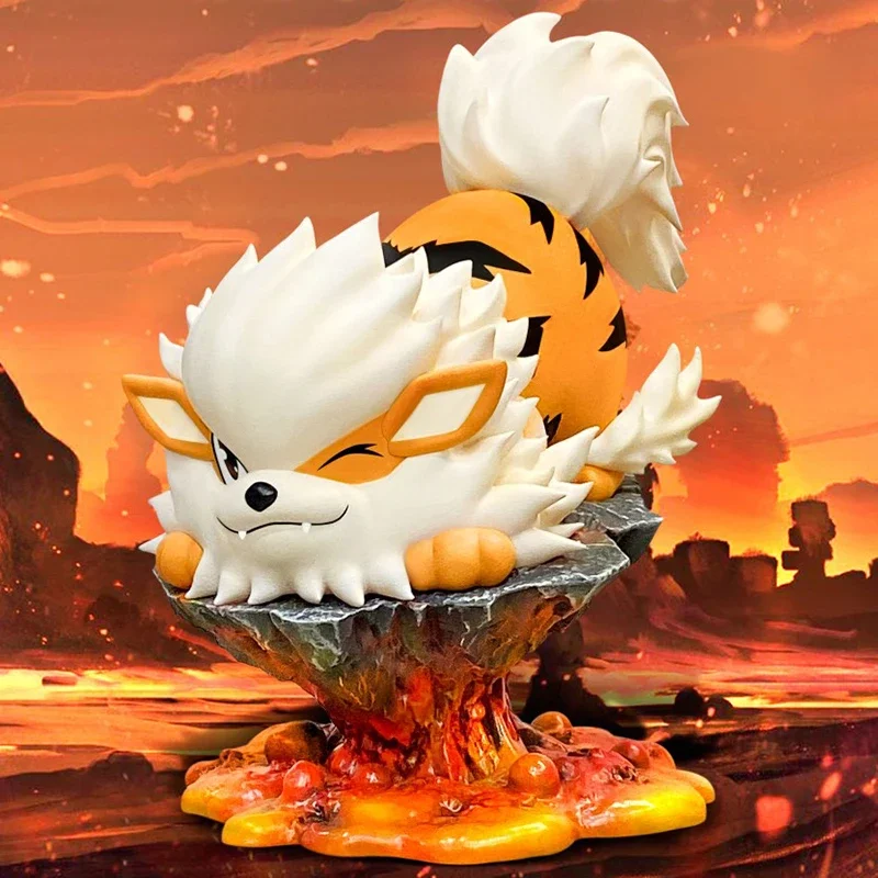 pokemon-figure-small-fat-series-arcanine-action-figures-fire-type-pokemon-statue-cute-collect-model-kawaii-desk-decor-toy-gifts