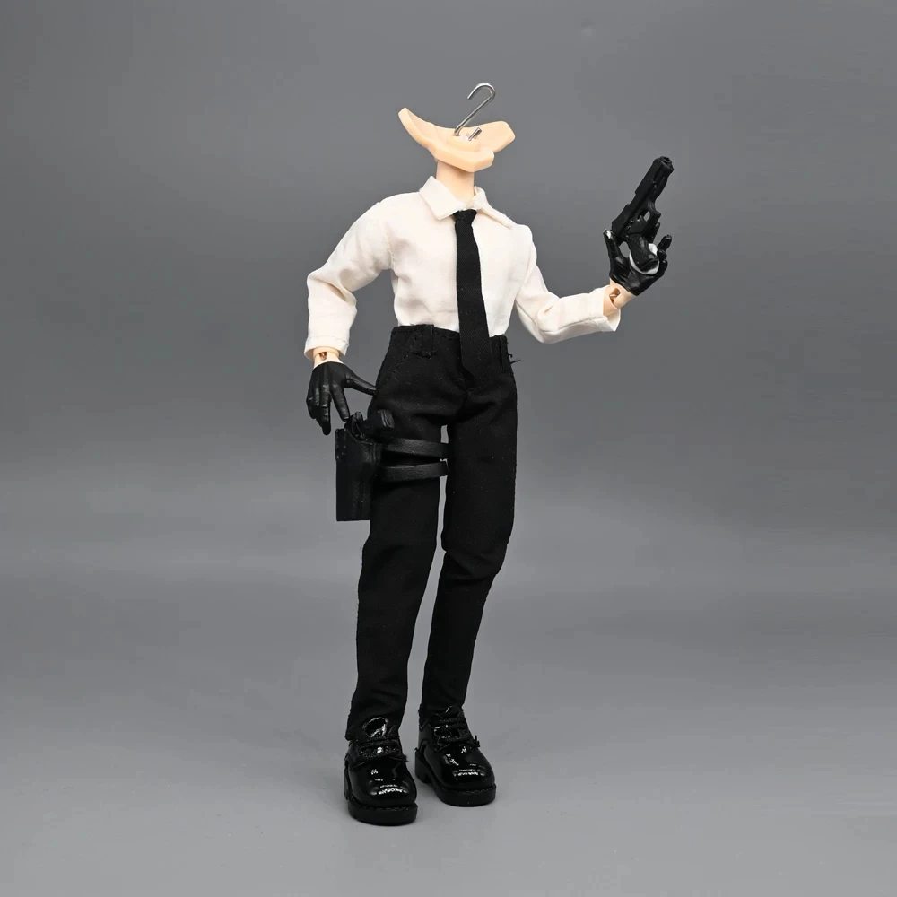 1/12th Mini Toys Model Black Holster The Secondary Weapons G17 Leg Bag Holster Accessories PVC Material For 6
