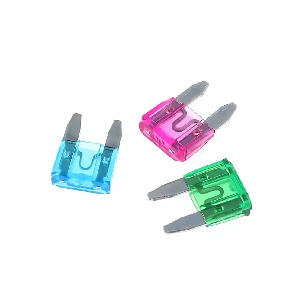 100 stücke kleine Mini-Auto-Blade-Sicherungen Zink-Auto-Sicherungs sortiment Elektro-Sicherungs satz 2a 3a 5a 1,5a 10a 15a 20a 25a 30a 35a 40a – Detail 4