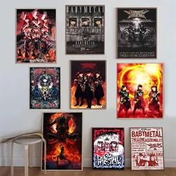 Babymetal Japanese Pop Group Music Star Poster Quality Prints and Posters HD Quality Poster Wall Art Painting Study Home Decor