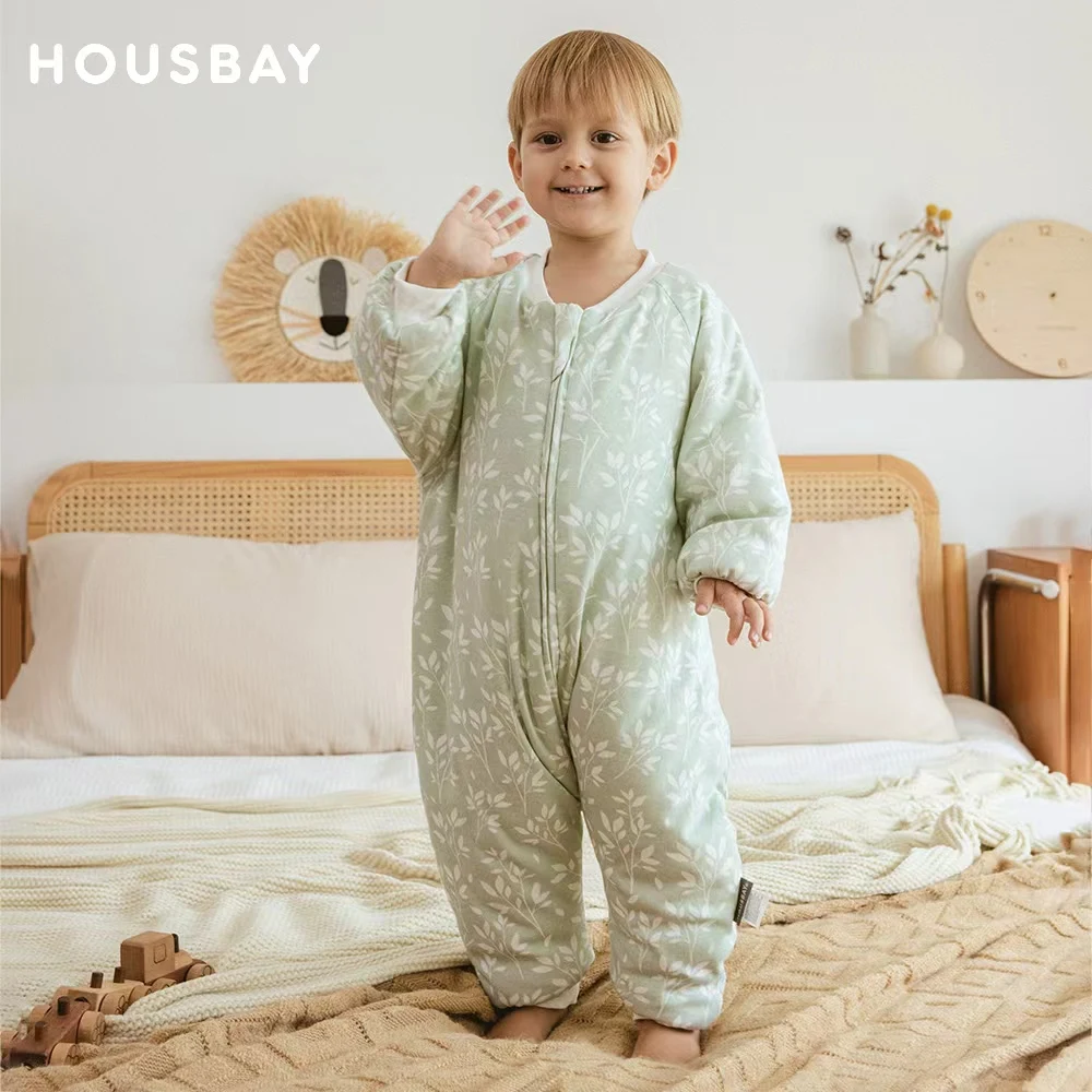 

Sleeping Bag 100% Cotton Keep Warm Without Sweating Split Legs Are Not Bound Anti-kick Blanket Baby Sleeping Bed Pouduct