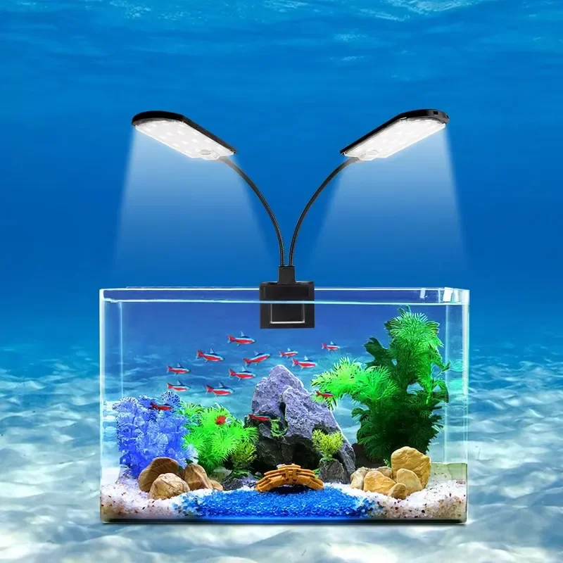 

Waterproof 360° Rotating Metal Gooseneck Clip-on LED Light with Color Changing for Reef and Fish Tank