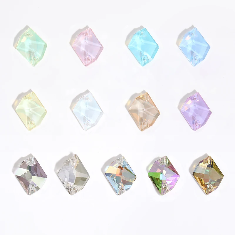 Sewing Stone Cosmic Sew on Rhinestones Crystal for Clothing Decoration Flat back Glass Beeds For Dress Bikin Shoes Bags Hats DIY