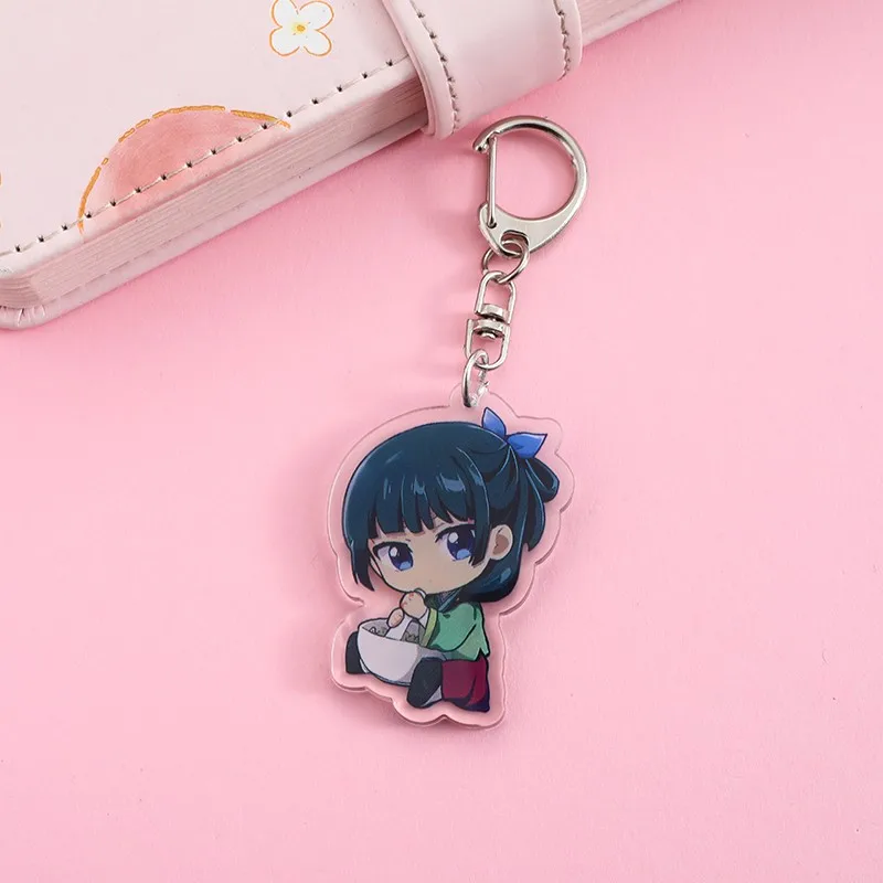 Anime The Apothecary Diaries Acrylic Keychain Accessories Bag Charm Cute Cartoon Student Backpack Pendant Keyring Friends Gifts