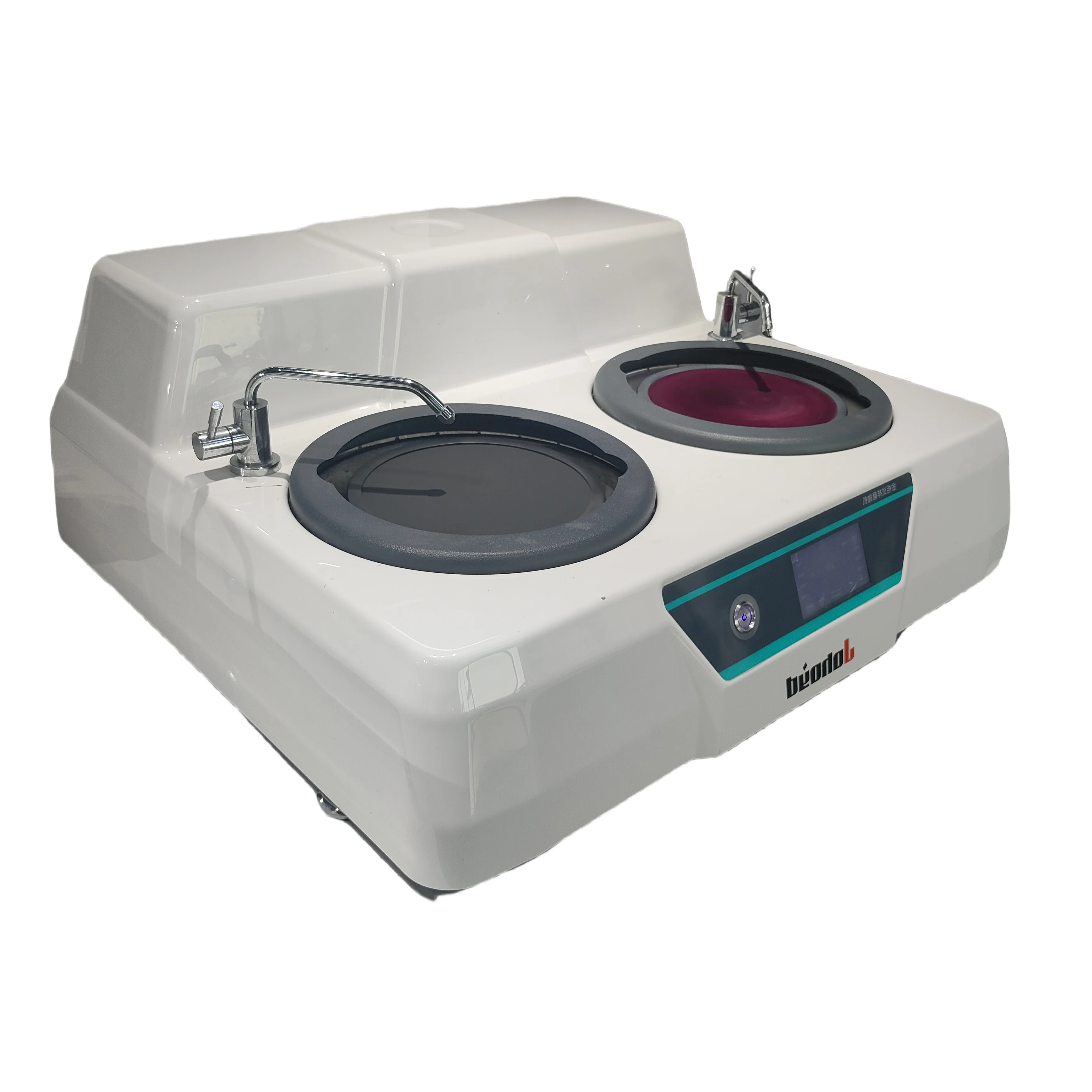 

Fully Automatic Dual Disk Dual Control Touch Screen Metallographic Sample Metal Stone Specimen Grinding Polishing