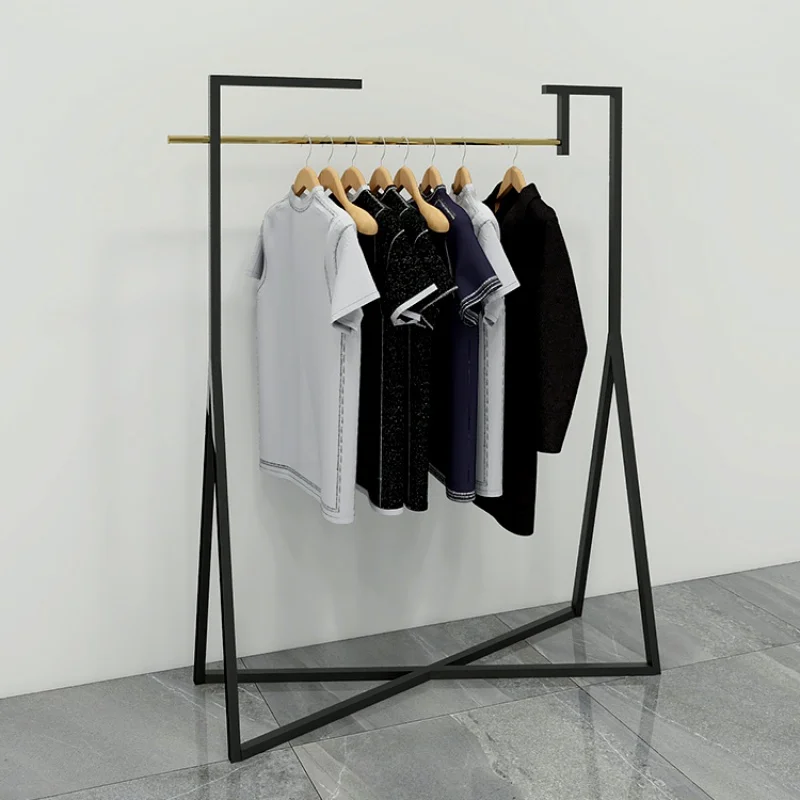

Custom, Oujia Iron Black Clothing Store Metal Rack Retail Boutique Store Clothing Display Design Ideas