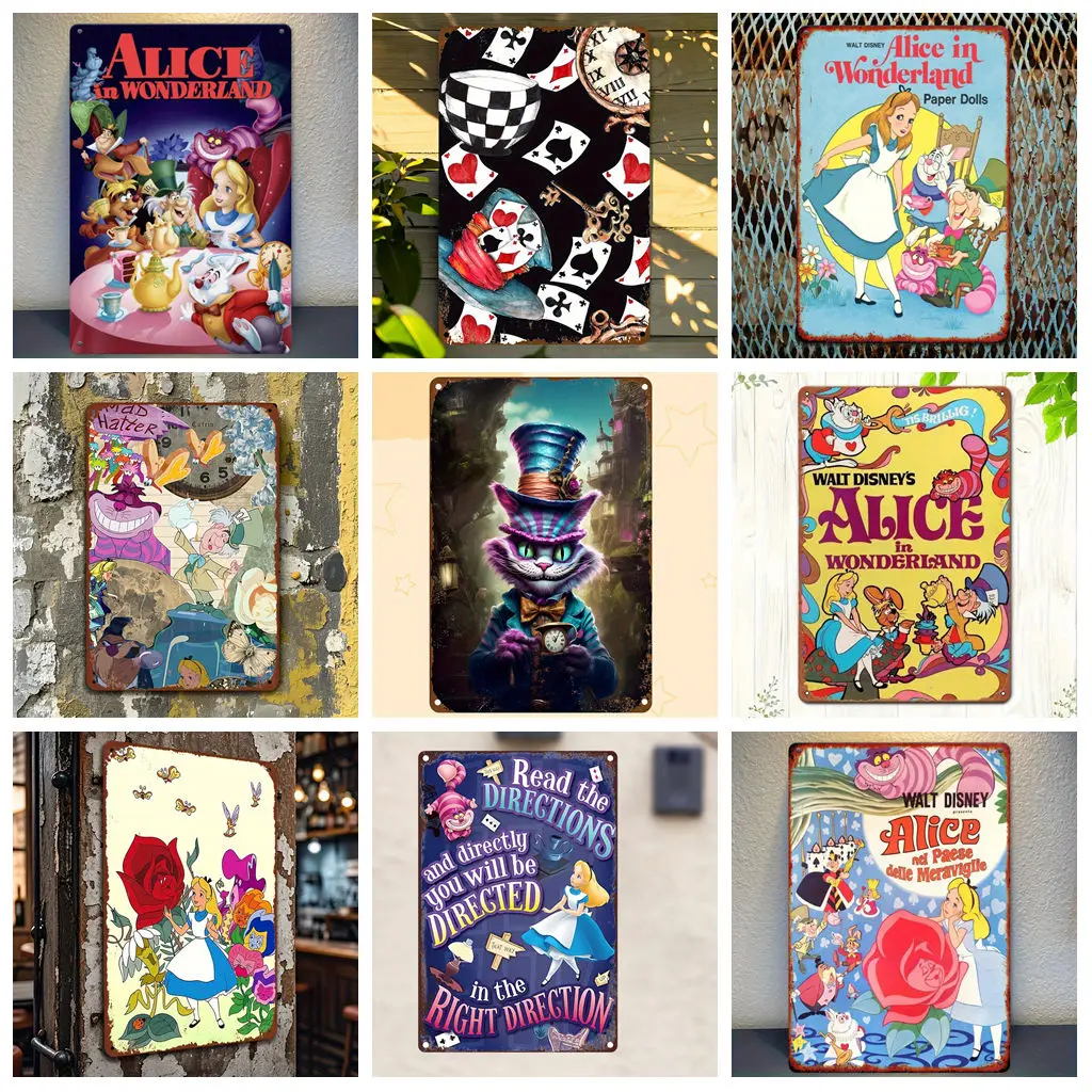 

Miniso Frozen Warm Scene Selection Poster Metal Plaque Retro Decorative Plate Bar Garage Club Metal Sign Wall Decoration