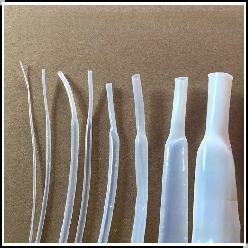 

2.5mm 3mm 4mm PTFE heat shrink tubing 1:1.7 FEP sleeve heat resistant clear hose