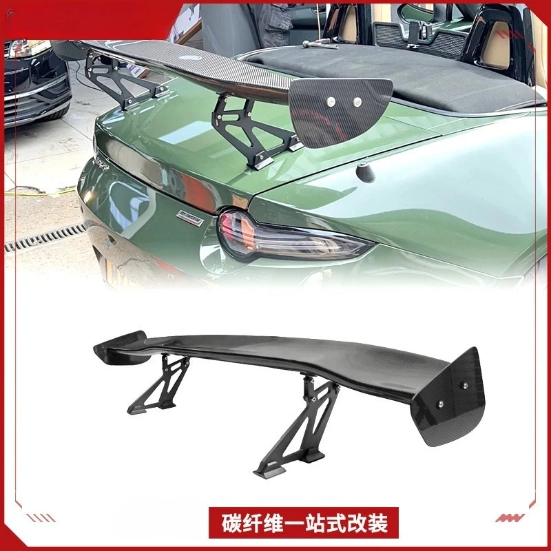Suitable for Miata Mazda MX5 ND Carbon Fiber Modification Parts RC Fixed Wing Rear Spoiler GT Tail Wing