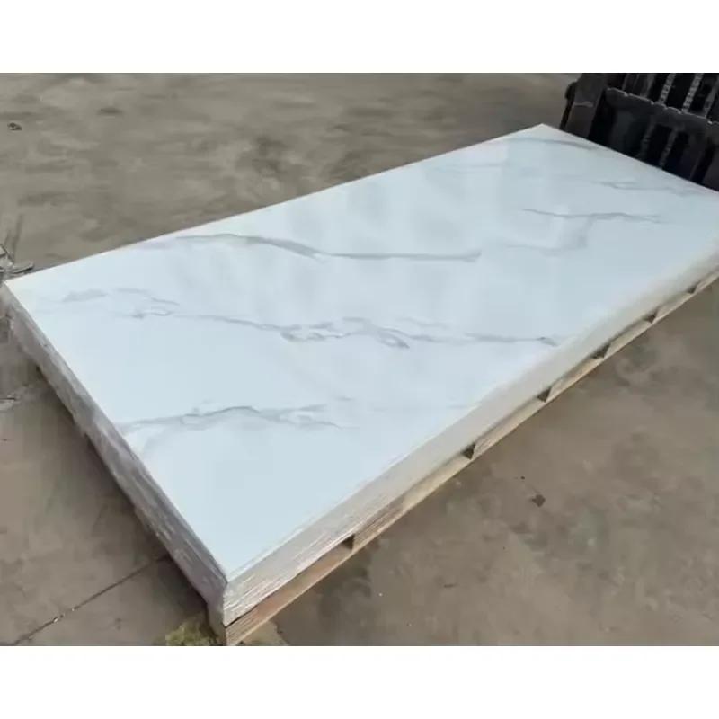 2026 hot Factory High Gloss UV Board for Home and Office PVC Cladding for Living Room Waterproof Soundproof Fireproof 7.16