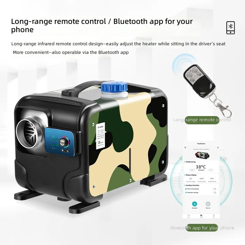 

Diesel Air Heater for Vehicles,12V/24V Dual Voltage Parking Heater,Car Cabin Heater,Diesel Warm Air Blower,Truck Heating System