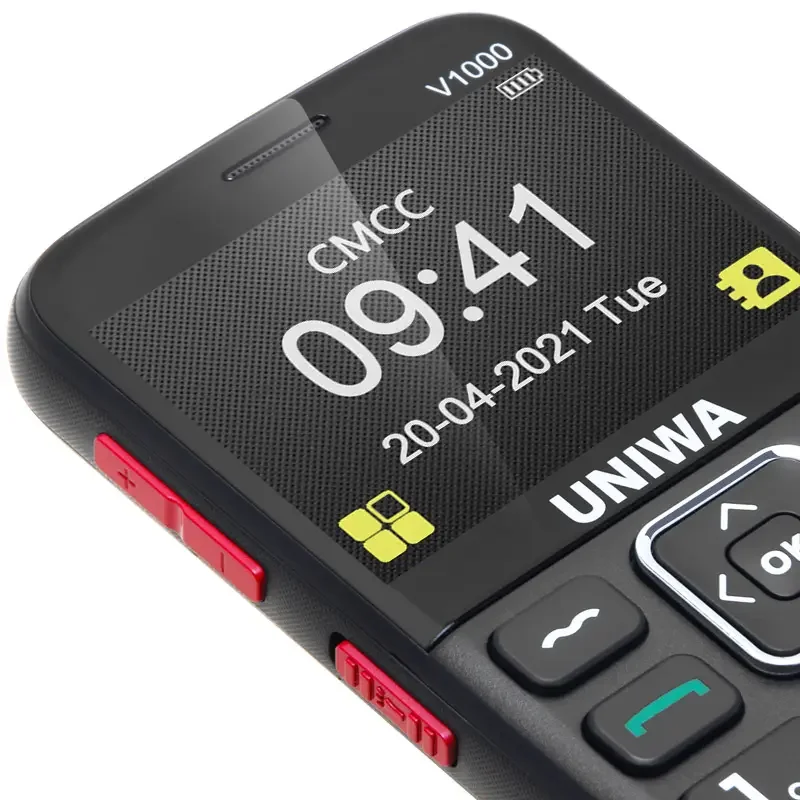 Large Font Phone for Elder Low Cost Telephone Keypad Smartphone Feature New Mobile Phone for Elderly One Key SOS Emergency Call