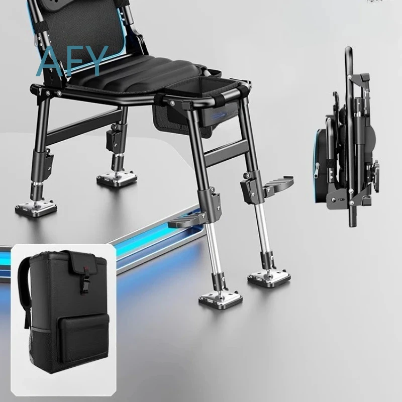 Knight Angler Chair for Fishing Seat for Outdoor Camping for All Terrain for Foldable Stool for Heavy Duty Portable for Quick