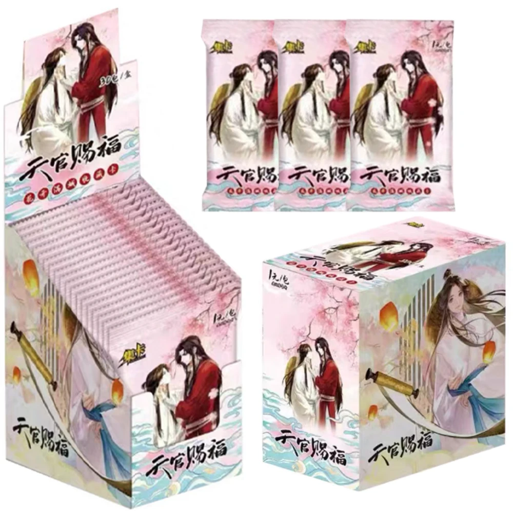 

JiKa Genuine Heavenly Officials Bless Card Album Animation Taoyuan Thousand Lanterns PR Card Anime Collection Card Kid Toy Gift