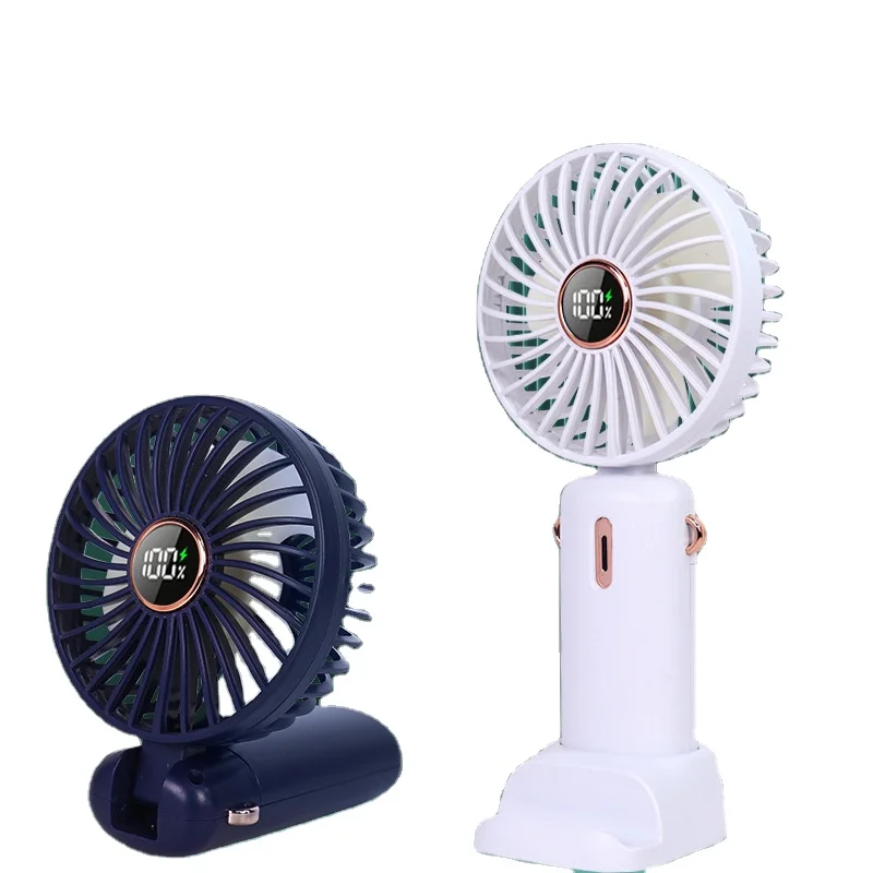 Portable Usb Handheld Ceiling Fan Lash Table Fan Summer Must Have Rechargeable Battery Portable Air Cooling Usb Mini Fan