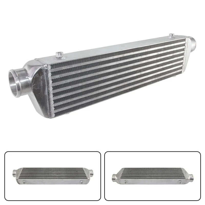 Performance Universal Aluminum Bar & Plate FMIC Intercooler In/outlet 2.5