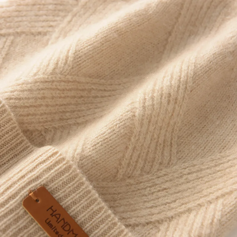 الخريف والشتاء جديد المرأة الكشمير قبعة 100% الكشمير محبوك بلون المرأة قبعة المألوف الساخن بيع المرأة قبعة