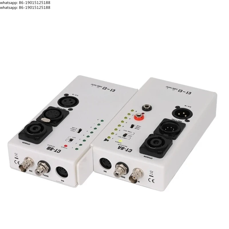 Multi-Purpose Audio Cable Tester  CT-8 10 Test Ports Continuity Testing Support Professional Grade Quality Assurance