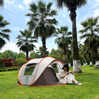 5-8 person tent, waterproof and sun protection, outdoor camping tent, travel tent, suitable for camping and hiking trips