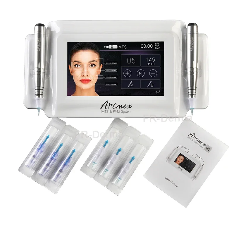 Artmex V8 Permanent Makeup Machine With Two Permanent Tattoo Pen