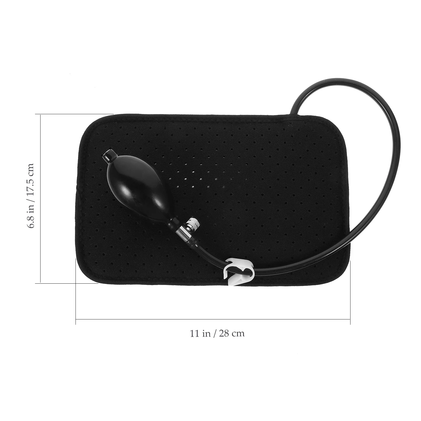 

Ergonomic Inflatable Waist Support Pad Multi-Function Lumbar Pillow for Office Rest Travel Comfort Breathable Lightweight