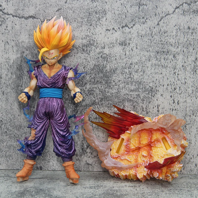 26Cm Drakenbal Z Figuur Anime Model Super Saiyan Gohan Actiefiguur Pvc Gk Ornamenten Model Pop Collectie Standbeeld Speelgoed Geschenken