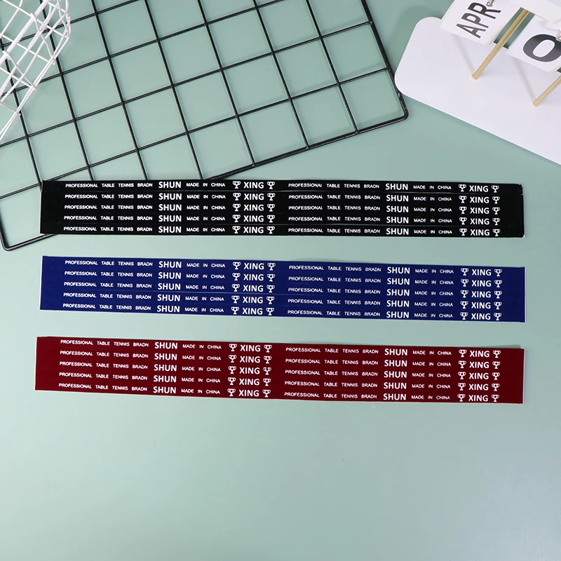 

5 шт., лента для краев ракетки для настольного тенниса, боковая защита, защитная лента для летучей мыши для пинг-понга, самоклеящаяся лента для ракеток от столкновений