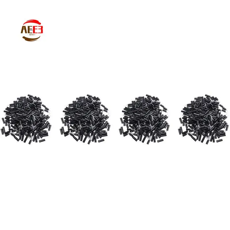 AEE3-400Pcs / Lot 2Ml Black Plastic Perfume Spray Bottle Sample Spray Sprayer Atomizer Perfume Bottle