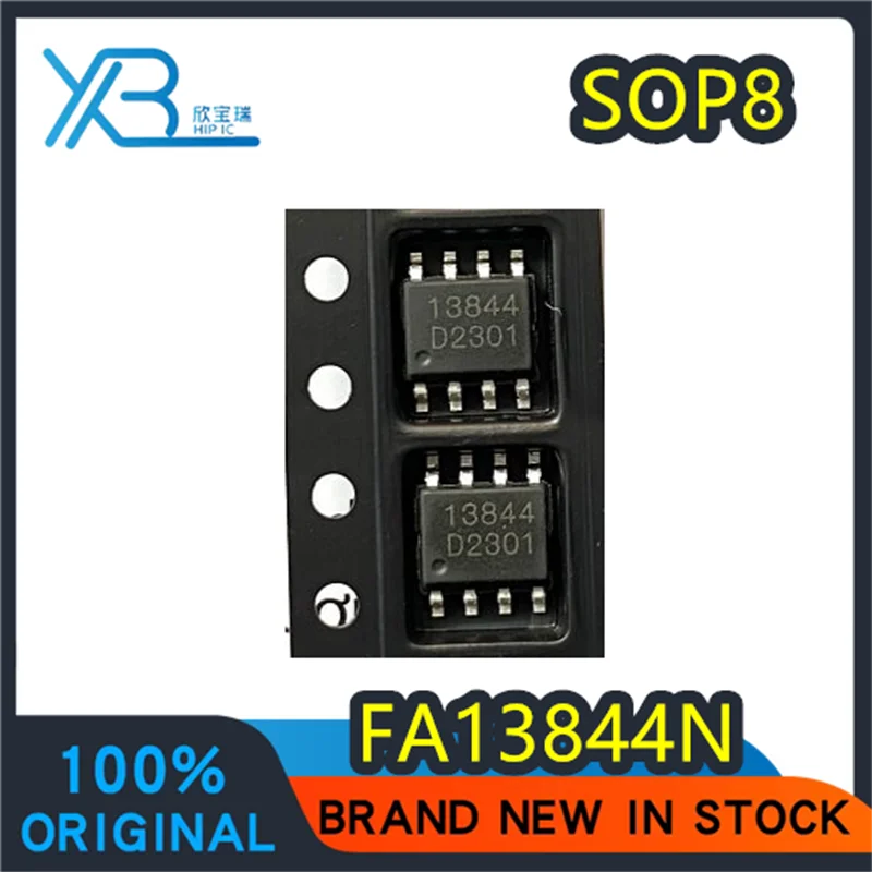 

(10/50 pieces) FA13844N Silkscreen 13844 SOP8 SMD 8-pin Brand new original controller chip IC In stock for fast delivery