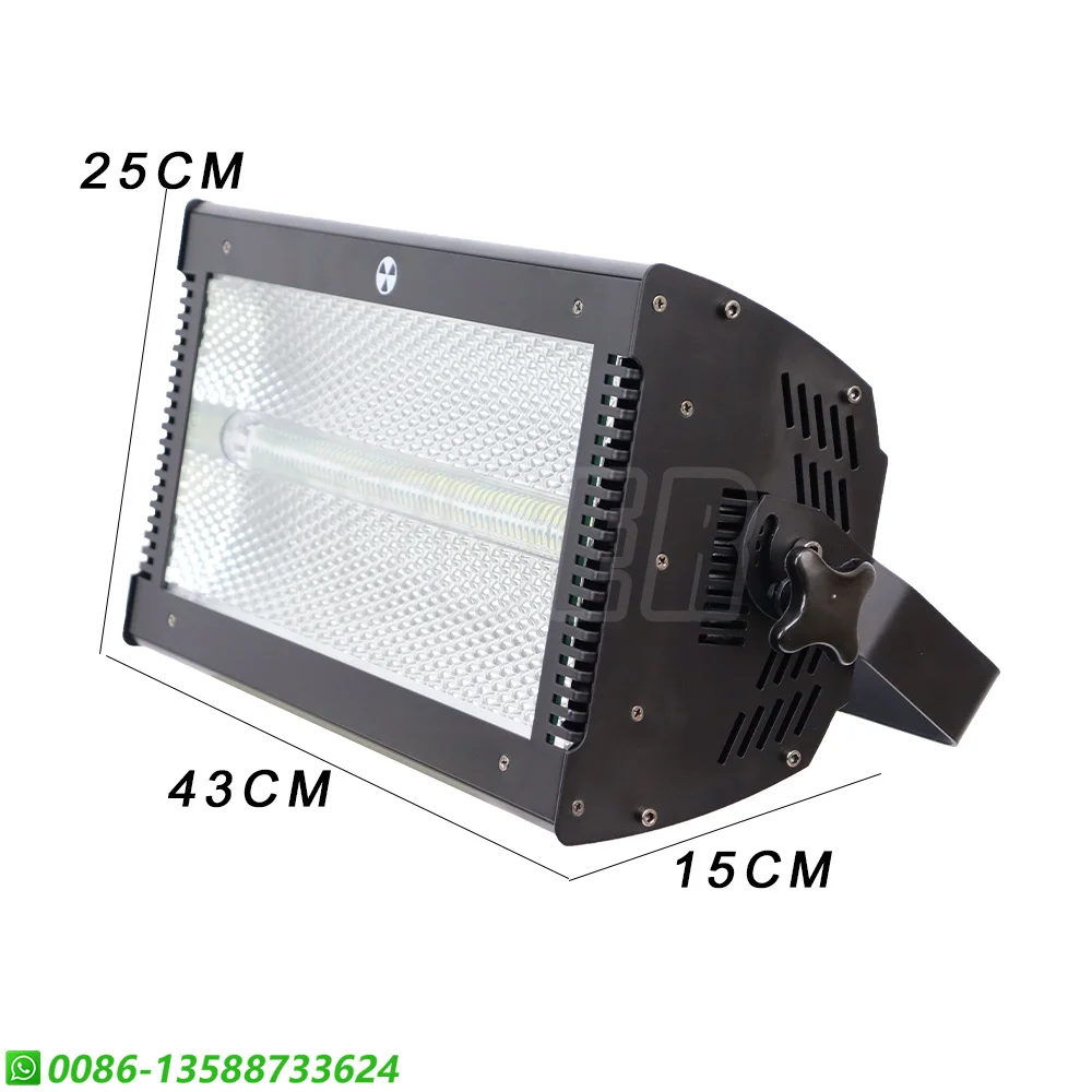 Imagem -05 - Lâmpada de Iluminação Estroboscópica Led para Decoração de Festa Flash Branco Rgb Backlight Display Flash Explosivo Martin Atomic 3000w 192x3w 64x 0.6w