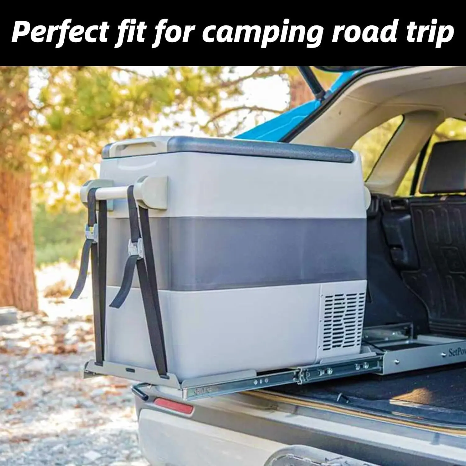 

Slide Mount for AJ Series Car Refrigerator Portable Freezer, Designed for SetPower AJ30, AJ40, AJ50 Electric Cooler