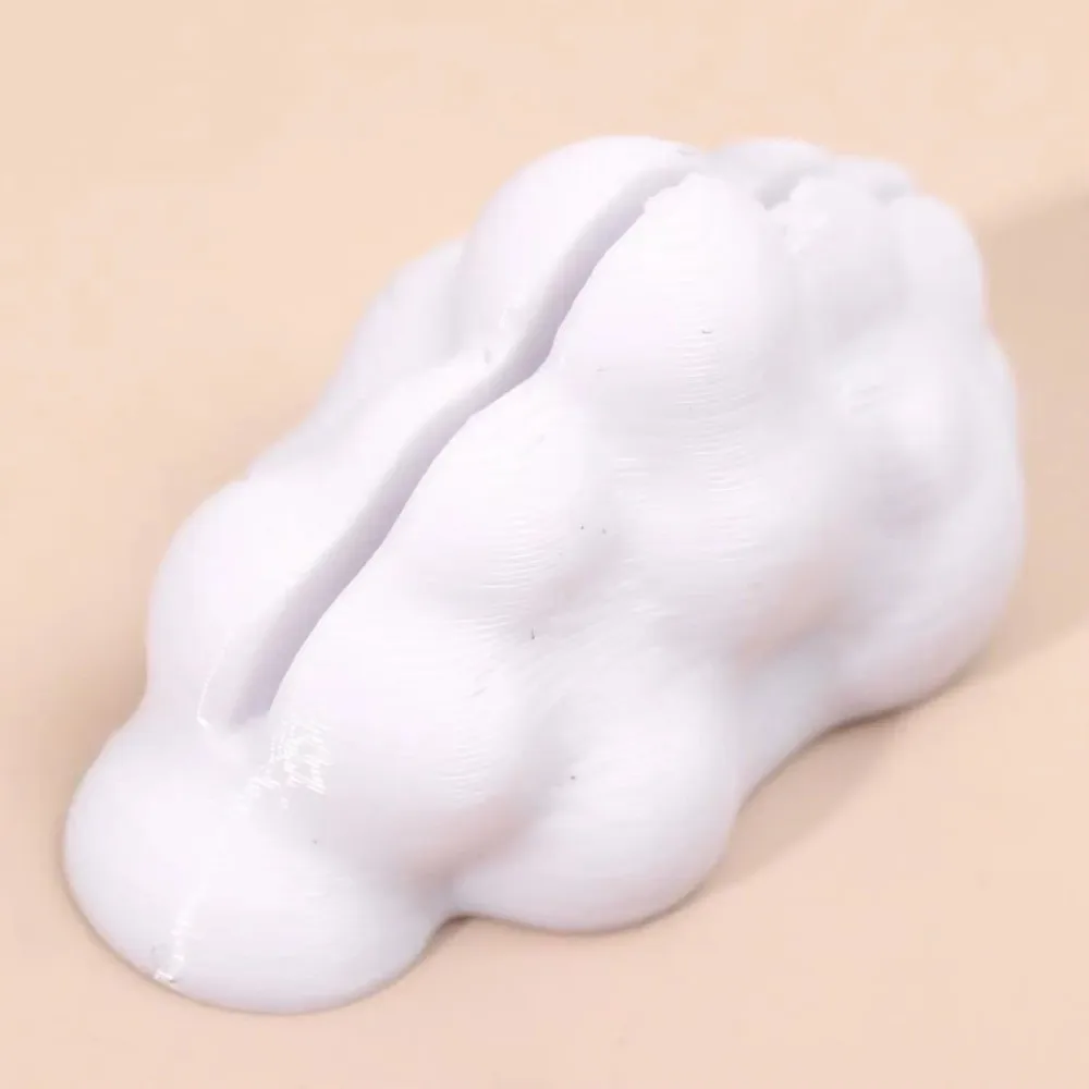 3pcs Multi-purpose Cloud-Shaped Photo Holders Funny 3D Printed Desktop Ornaments Decorations Photo Display Racks Wedding