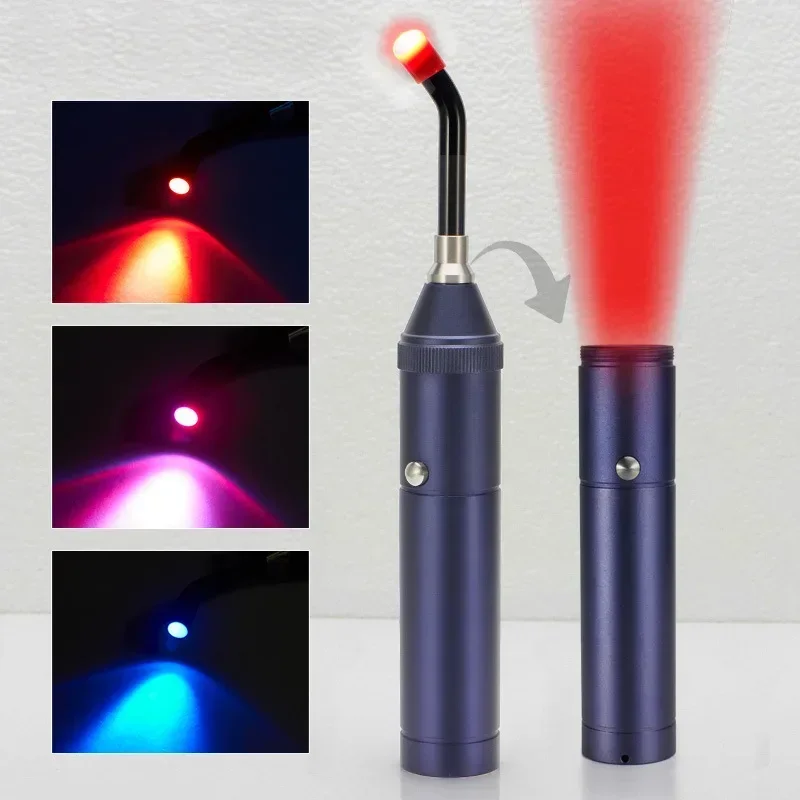 Red Light Therapy Device Cold Sore Canker Sore Treatment Infrared Light Therapy Wand for Mouth Nose Ear Knee Feet Hands Ankle