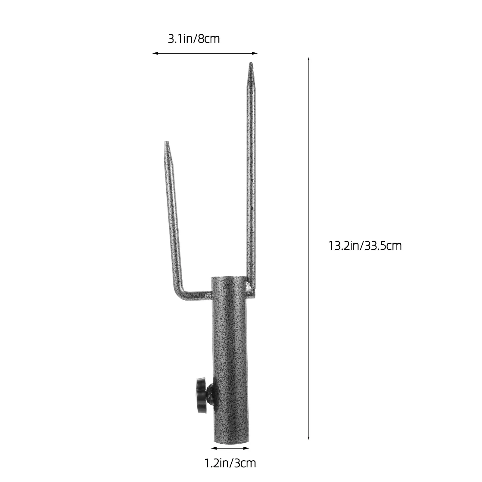 1Pcs Beach Umbrella Spike Thickened Metal Anchor Easy Install No Tools Outdoor Garden Sun Umbrella Holder Sand Soil Anchor