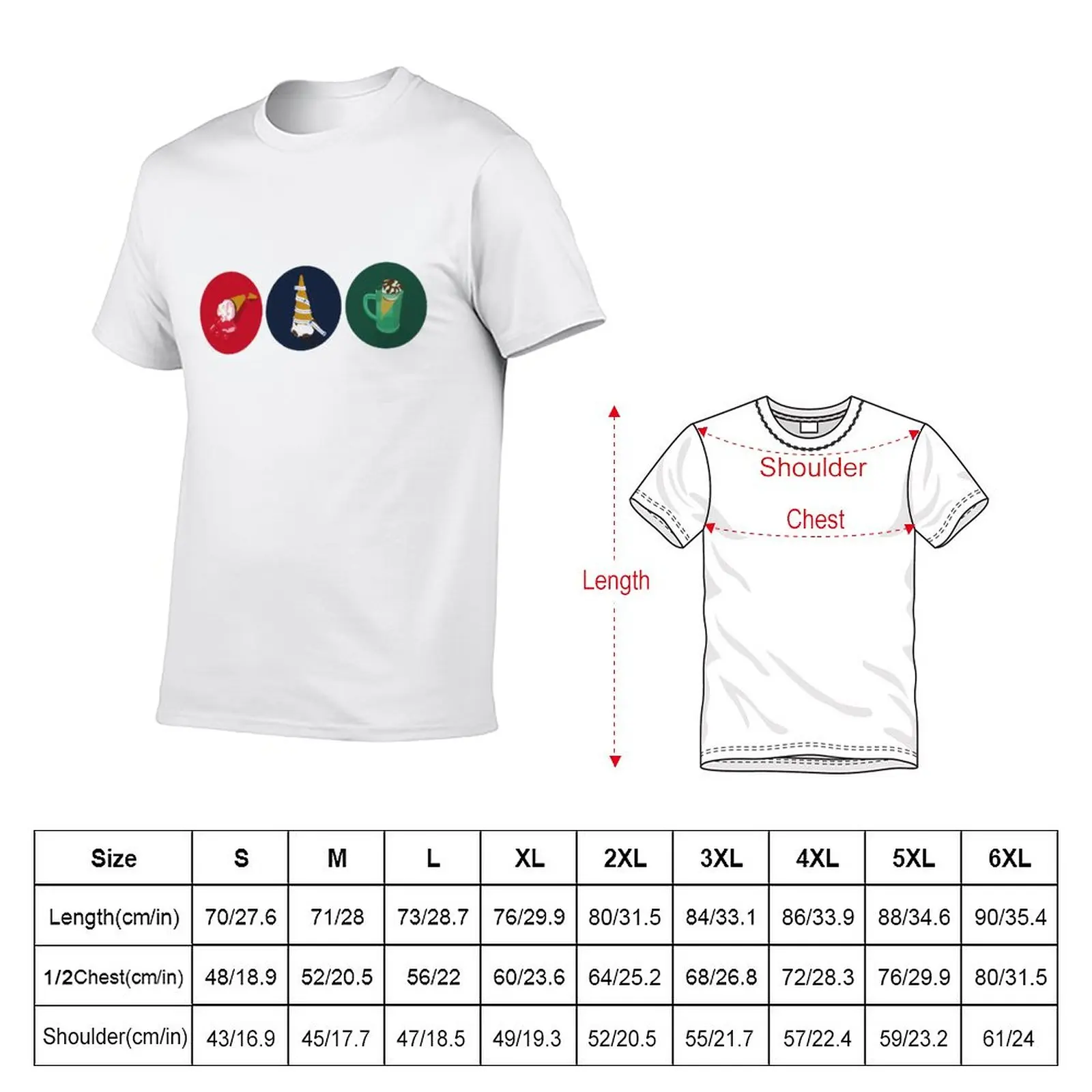 Cornetto Trilogy T-Shirt heavyweights summer clothes aesthetic clothes quick-drying mens clothes