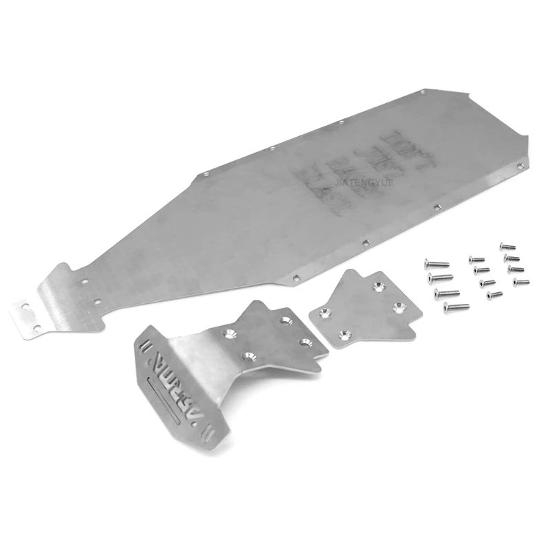 

Kraton EXB 1/8 Arrma Stainless Steel The Chassis Armor RC Car Upgraded Parts Collision Protection Board