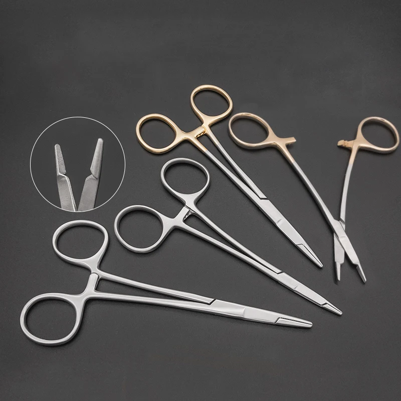 Multifunctional Tape Scissors Needle Holder For Buried Stitching 12.5 Scissors Needle Holder Stainless Steel Tape Scissors Needl