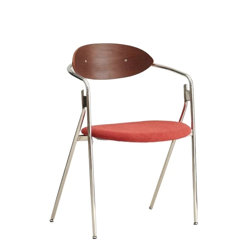 

Luxury Dining Chairs Nordic Wooden Dining Chair Armchairs Design Chairs Retro Minimalist Furniture Home Decorative Accessories