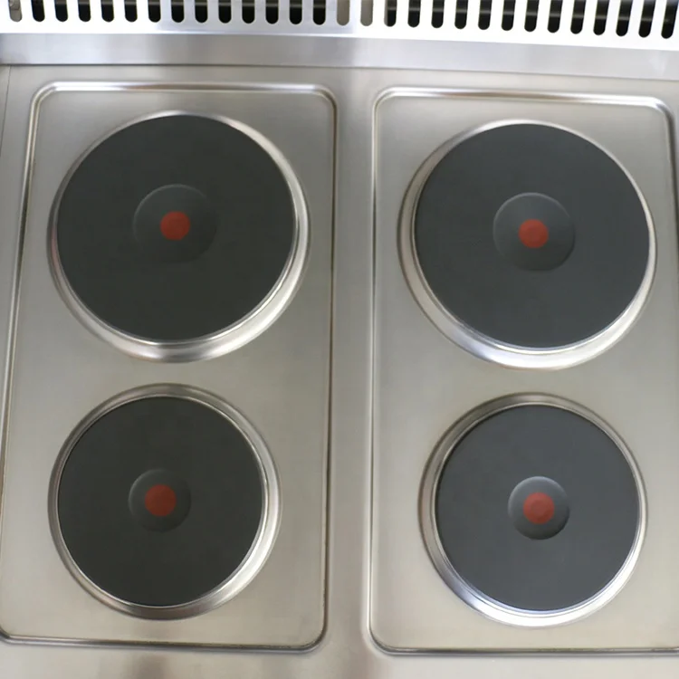 commercial electric 4 hot plate Cooker Stove  Coil Double Burner For Home Black Silver Element Top White Metal Customized