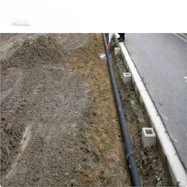 2025High Quality Hard Rigid Drainage Curved Mesh HDPE Permeable Pipe for Underground Seepage Drainage Plastic Blind Ditch