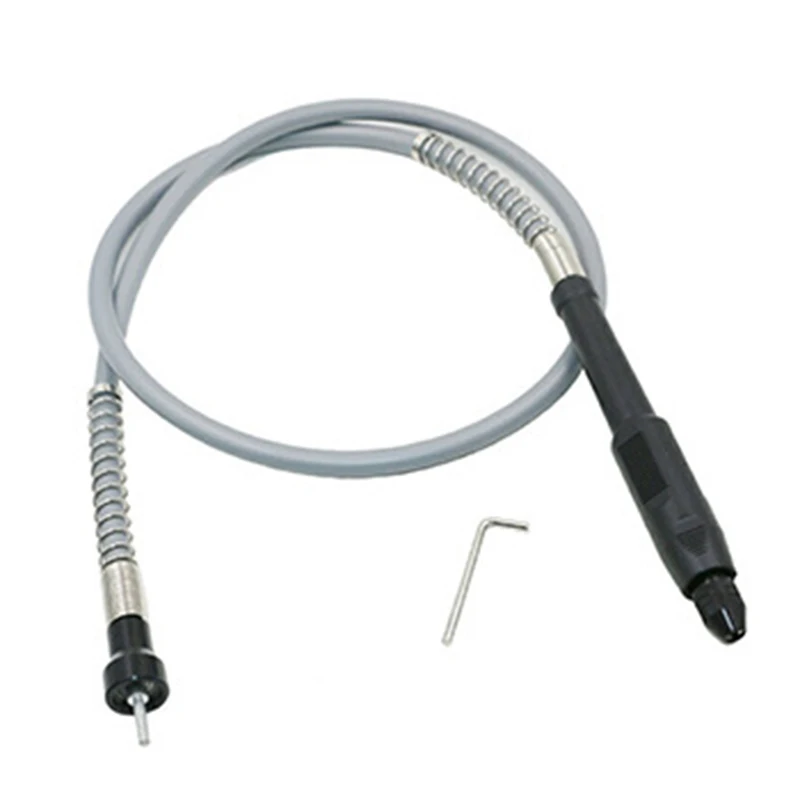 Rotary Tool Attachment with Comfort Grip and 41” Long Cable - Engraver, Polisher, and Mini Sander- Ideal for Detail Metal