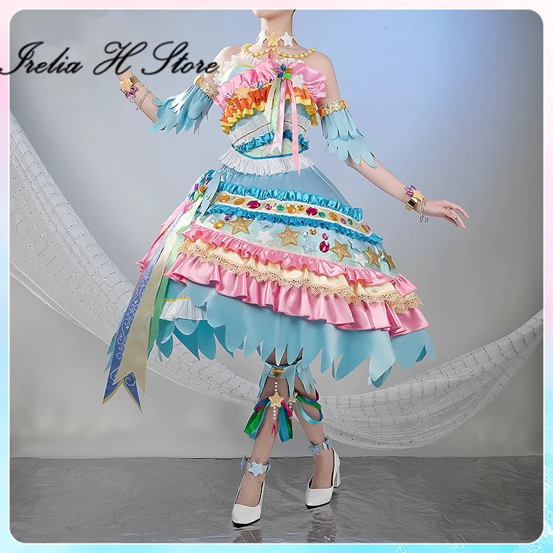 Irelia H Store Anime Aikatsu Hoshimiya Ichigo Cosplay Costume for women evening dresses female