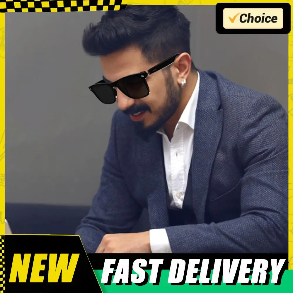 Smart Glasses AI Voice Assistant Remote Shooting Camera Glasses BT Audio Glasses Open Ear Sound Mic & Speakers