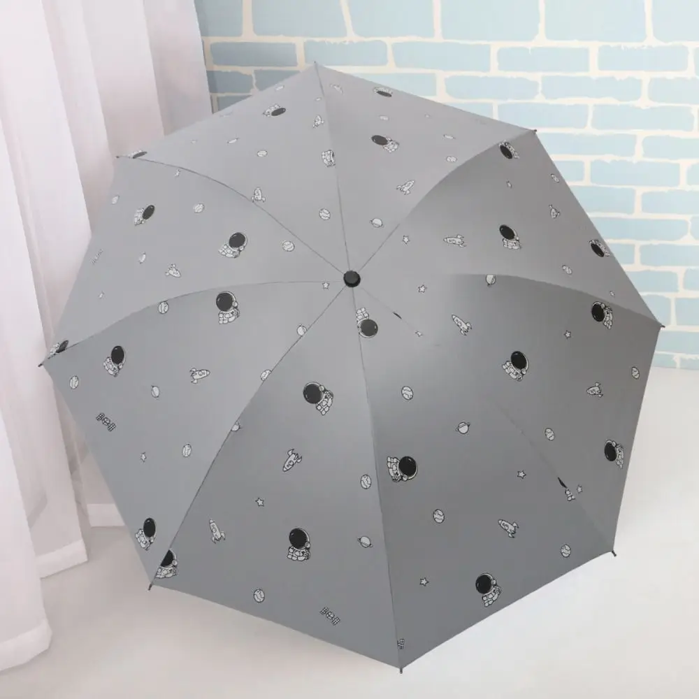 Ultraviolet Protection Parasol Portable Wind Resistant Small Pocket Rain Umbrella Thickened Black Glue Mini Sun Shade Outdoor