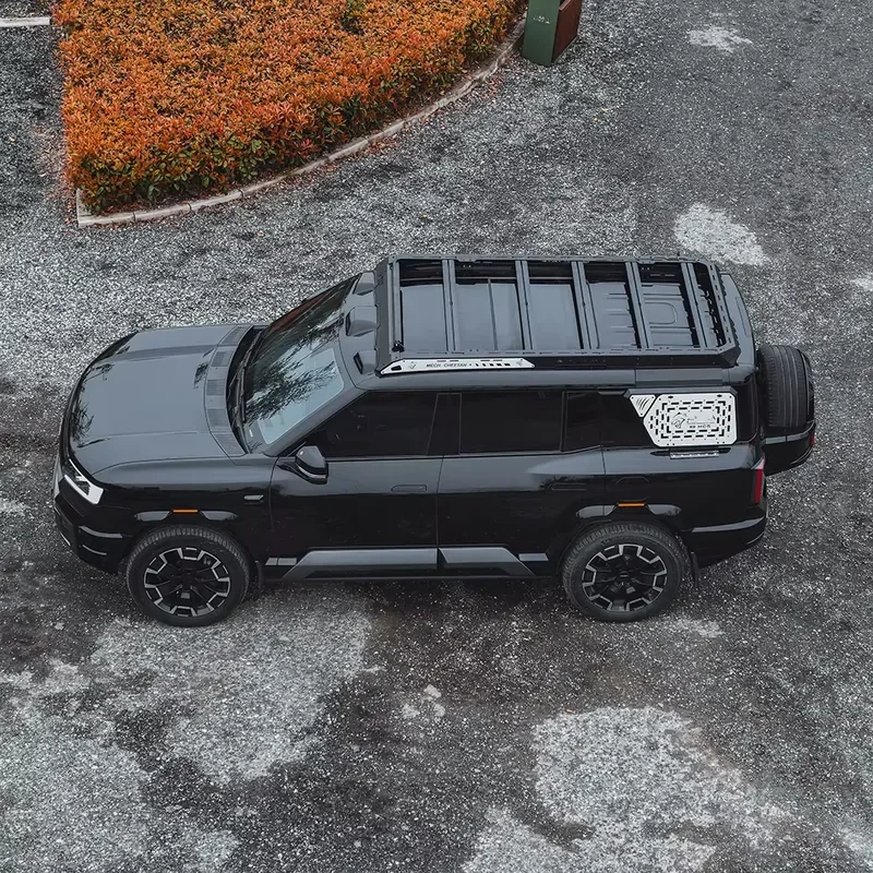Mech Cheetah-Roof Rack Platform for DENZA-B8 Aluminum Alloy Roof Rack with Sunroof Roof Luggage Platform