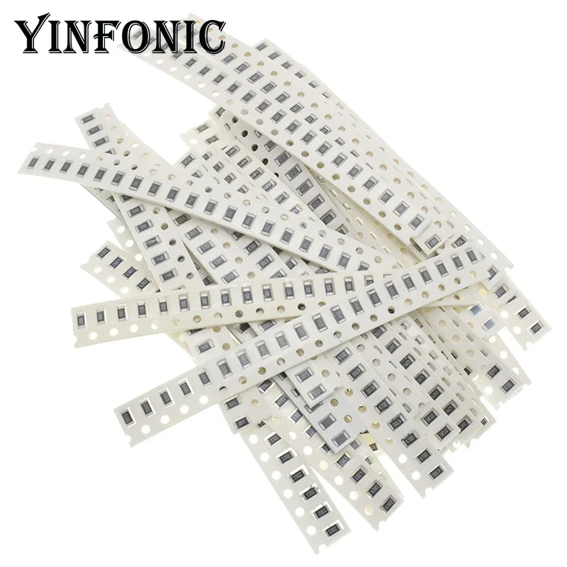 1206 SMD-Widerstandskit, sortiertes Kit 1 % (5 Arten verfügbar), 0–39R/43R~560R/620R~12KR/15KR~220KR/240KR~5,1MR