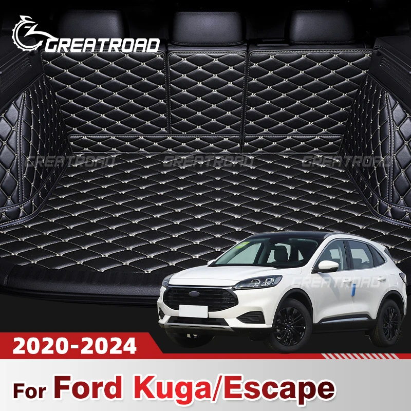 

For Ford Kuga/Escape 2020 2021 2022 2023 2024 Auto Full Coverage Trunk Mat Car Protective Pad Cargo Liner Interior Accessories
