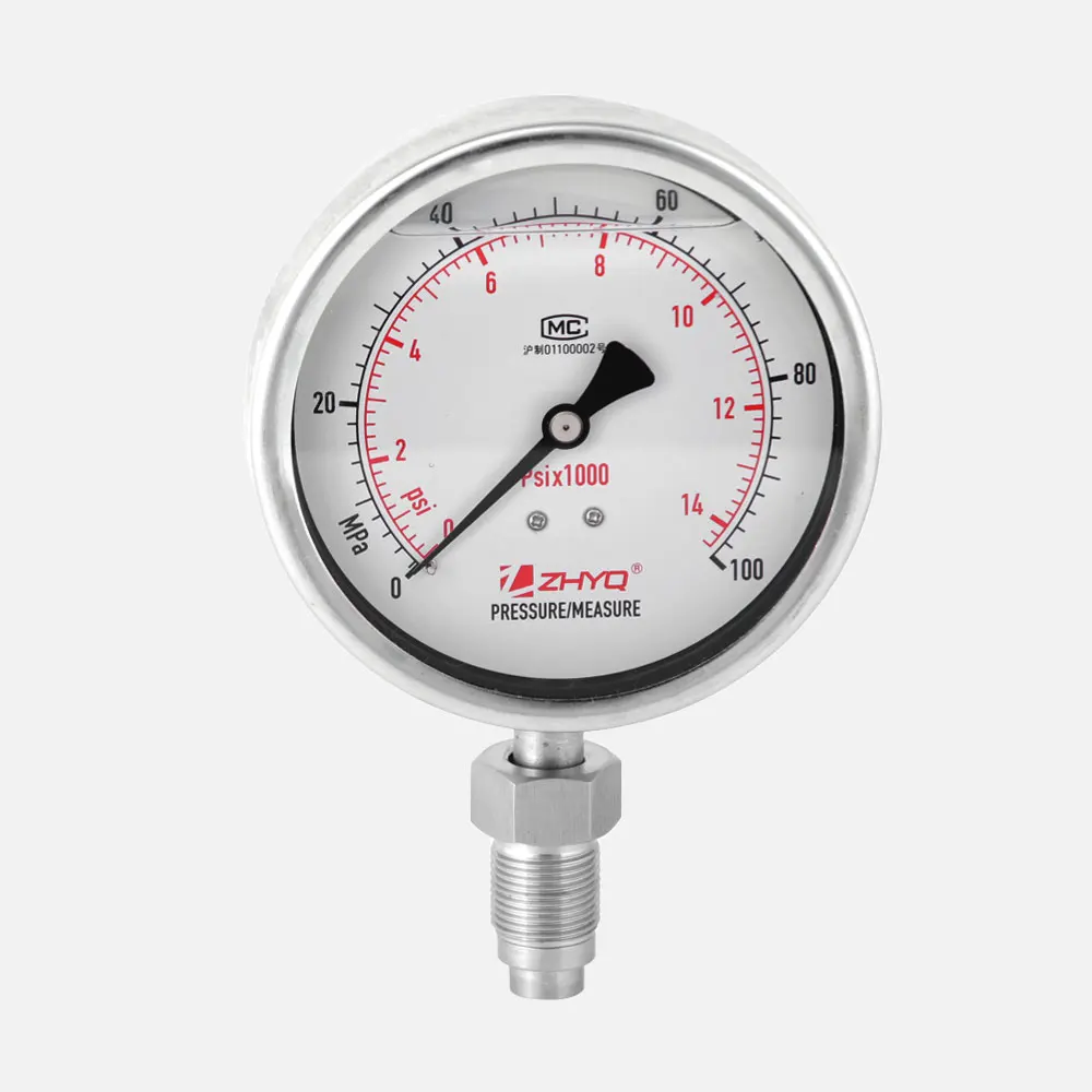 Homogenizer Spare Parts Standard Flush Diaphragm Pressure Gauge