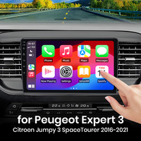 For Peugeot Expert 3 Citroen Jumpy 3 SpaceTourer 2016-2021 Wireless CarPlay Android Auto Car Radio GPS WiFi 4G Multimedia Stereo