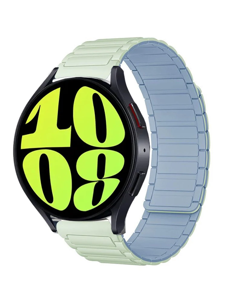 Magnetic Straps for Samsung Galaxy watch 4/5/6/7/5 Pro/6 classic Silicone Sport Bracelet Correa HUAWEI GT 6/5/4/3 Band 20mm 22mm